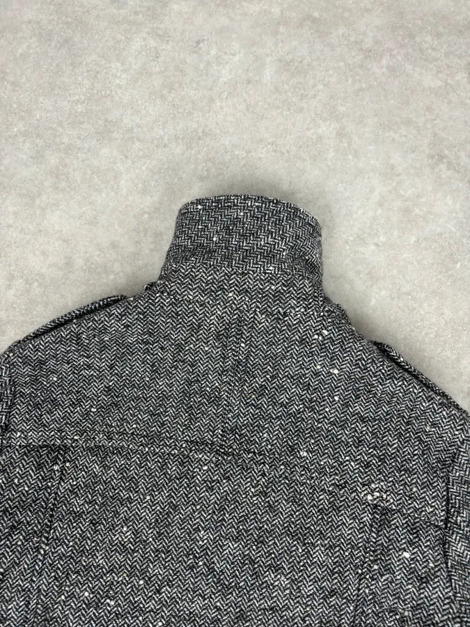 AW2008 Dolce & Gabbana Grey Wool Officer Buttoned Jacket bnKnQzb 5