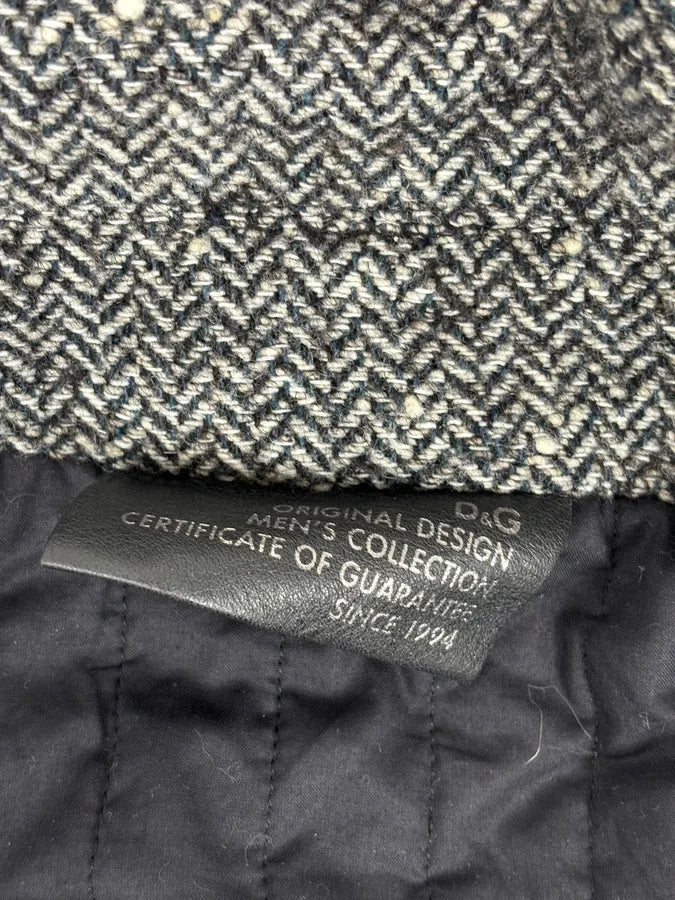 AW2008 Dolce & Gabbana Grey Wool Officer Buttoned Jacket bnKnQzb 10