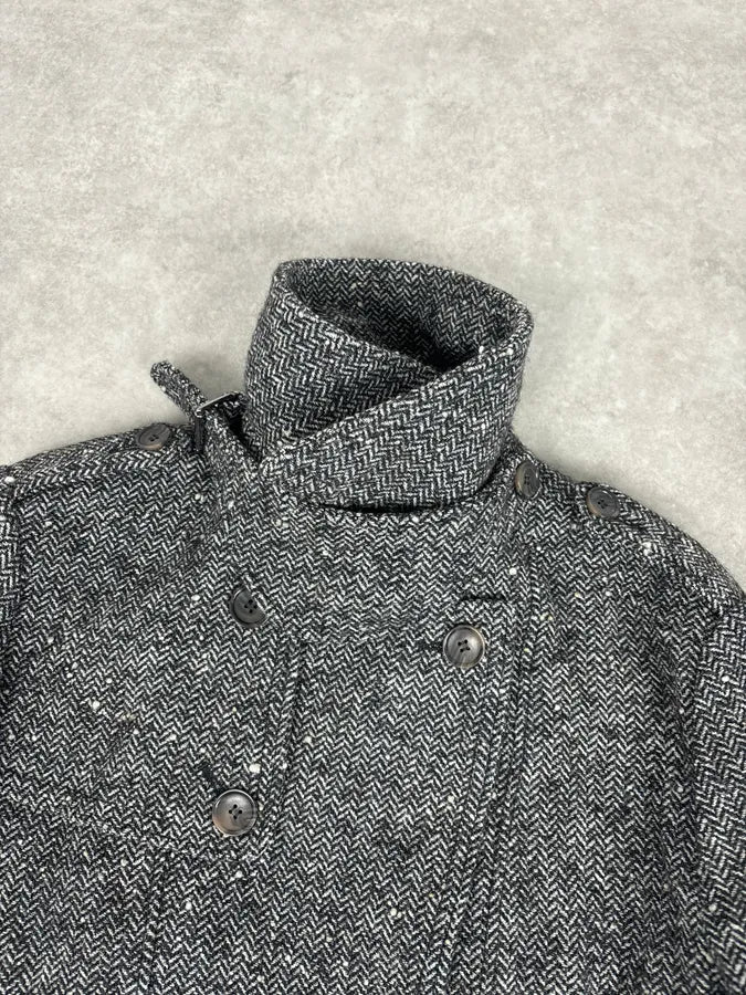 AW2008 Dolce & Gabbana Grey Wool Officer Buttoned Jacket bnKnQzb 4