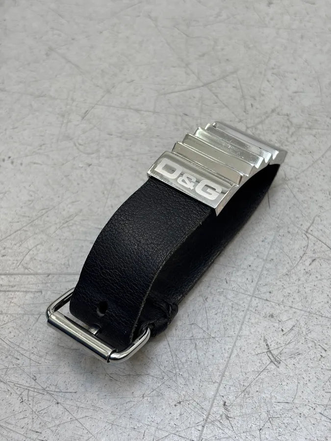Dolce & Gabbana Industrial Leather Bracelet PqjxnOo 3