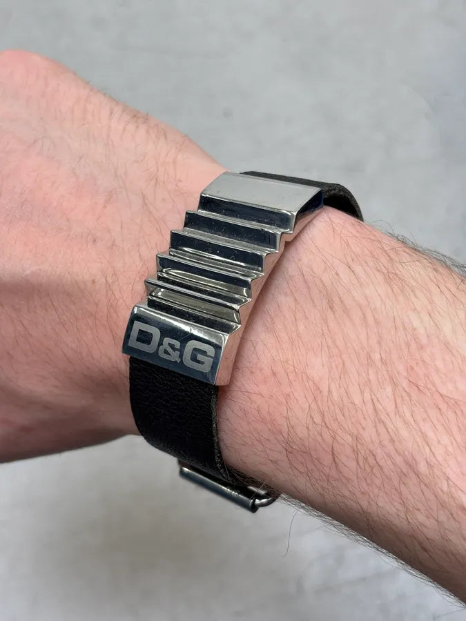 Dolce & Gabbana Industrial Leather Bracelet PqjxnOo 0