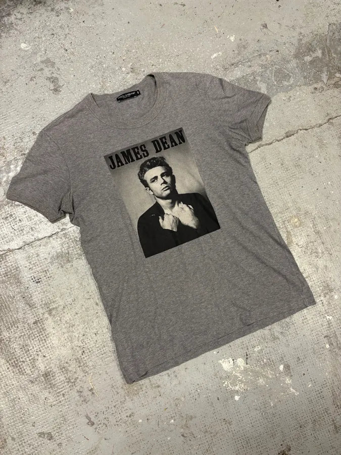 Dolce & Gabbana James Dean Grey T-Shirt oOaGmdq 3