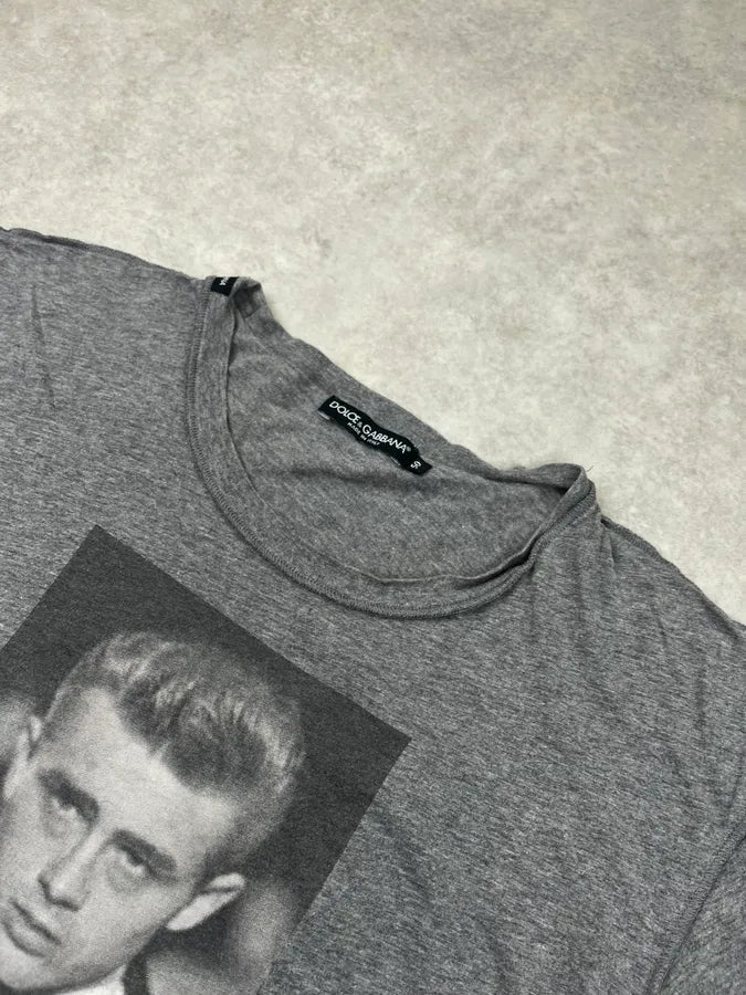 Dolce & Gabbana James Dean Grey T-Shirt XQEbuZl 3