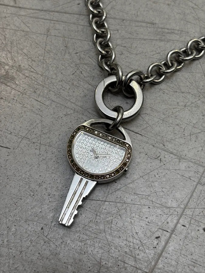 Dolce & Gabbana Key Pendant Watch Necklace LIDmKrQ 3