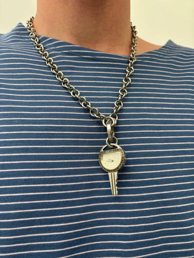 Dolce & Gabbana Key Pendant Watch Necklace LIDmKrQ 2