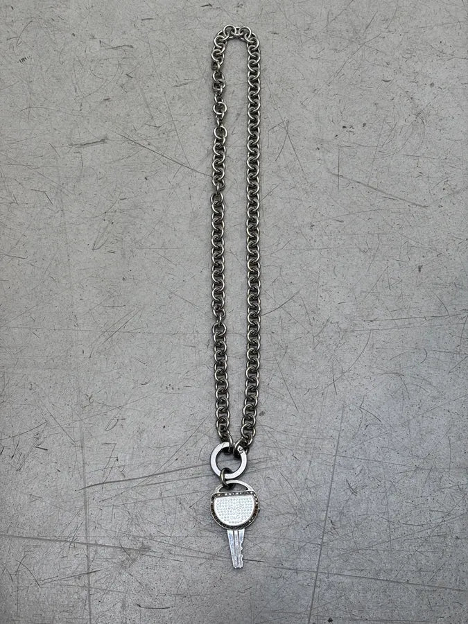 Dolce & Gabbana Key Pendant Watch Necklace LIDmKrQ 5