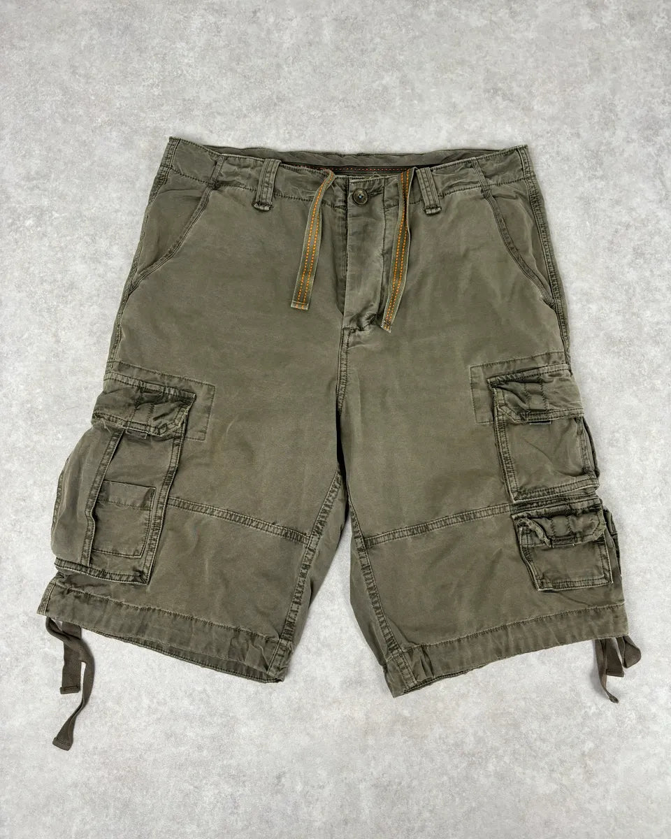 SS2006 Dolce & Gabbana Khaki Green Cargo Shorts vqjNIlr 0