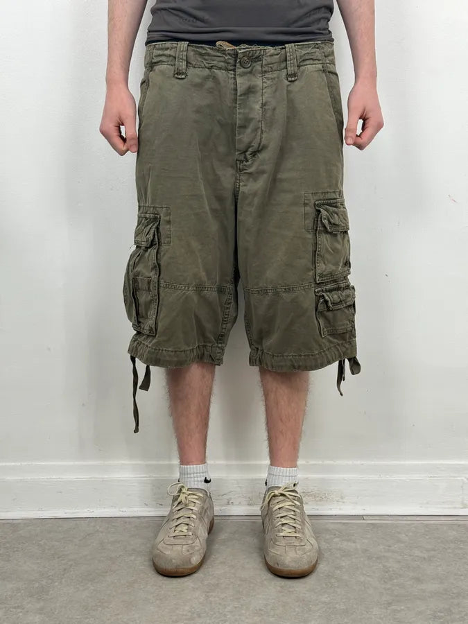 SS2006 Dolce & Gabbana Khaki Green Cargo Shorts vqjNIlr 1