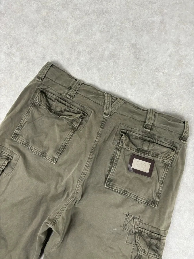 SS2006 Dolce & Gabbana Khaki Green Cargo Shorts vqjNIlr 6