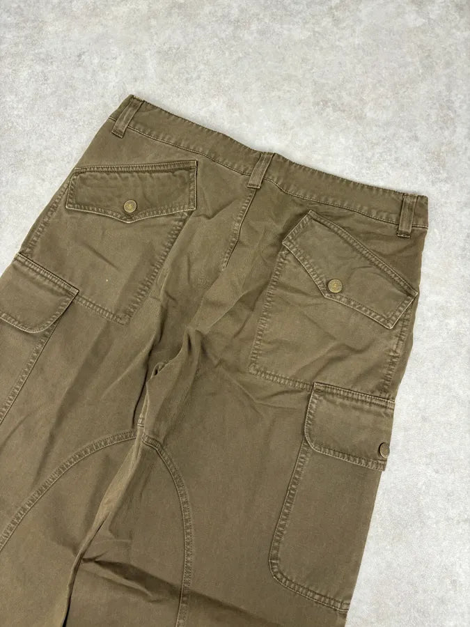 SS2003 Dolce & Gabbana Khaki Military Cargo Pants fMfMYzo 6