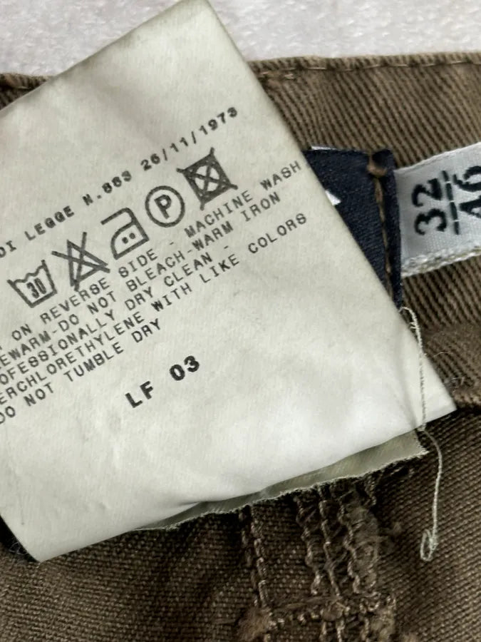 SS2003 Dolce & Gabbana Khaki Military Cargo Pants fMfMYzo 11