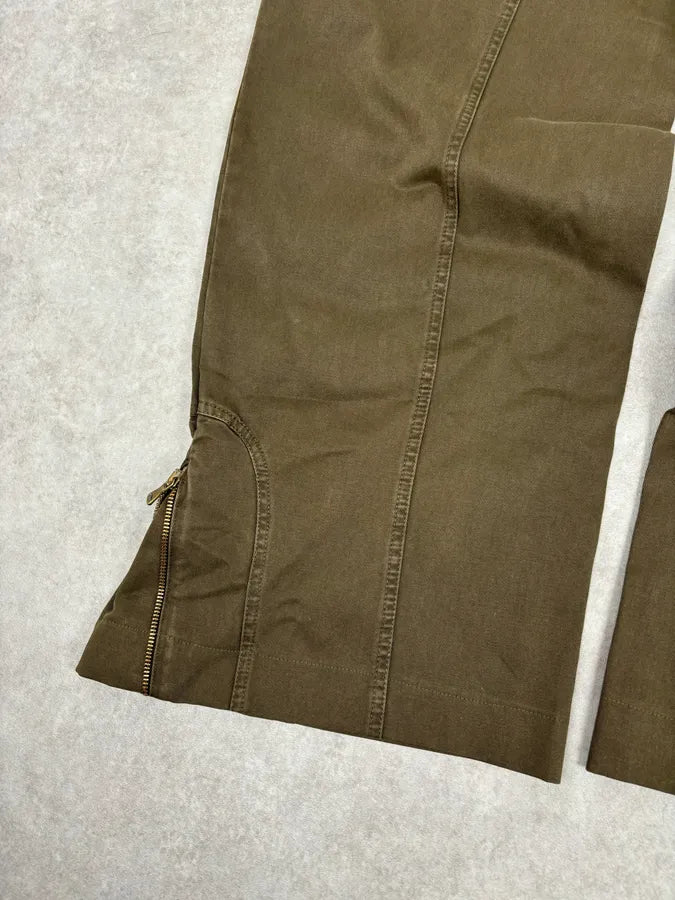SS2003 Dolce & Gabbana Khaki Military Cargo Pants fMfMYzo 9