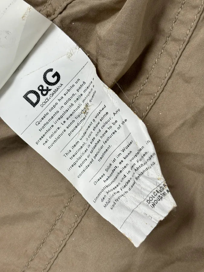 2000s Dolce & Gabbana Beige Military Cargo Shirt  KrFaVvJ 12