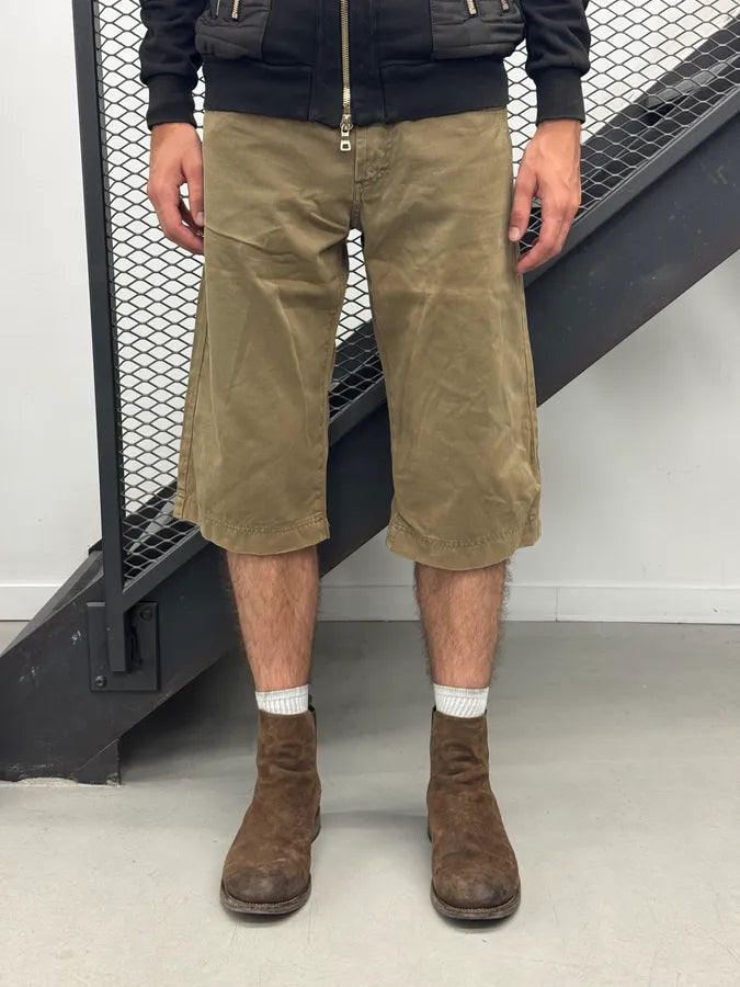 SS2003 Dolce & Gabbana Khaki Cargo Shorts VaUVLrx 1