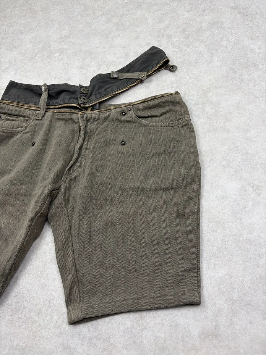 AW2003 Dolce & Gabbana Khaki Detachable Waist Shorts wqtlSdx 5