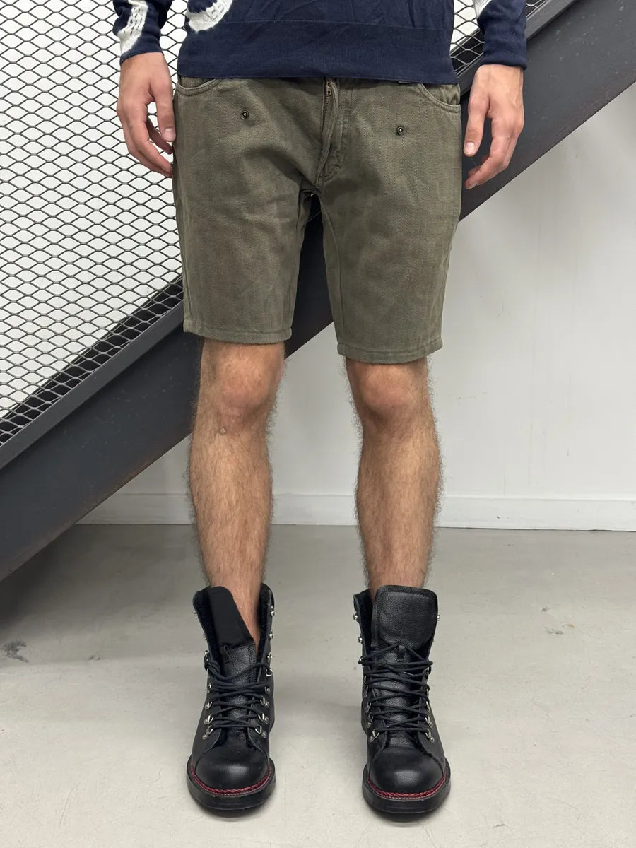 AW2003 Dolce & Gabbana Khaki Detachable Waist Shorts wqtlSdx 3