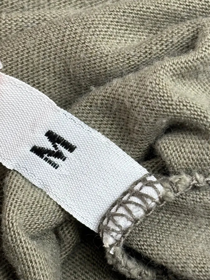 SS2003 Dolce & Gabbana Khaki Logo Longsleeve CMUHjAW 9
