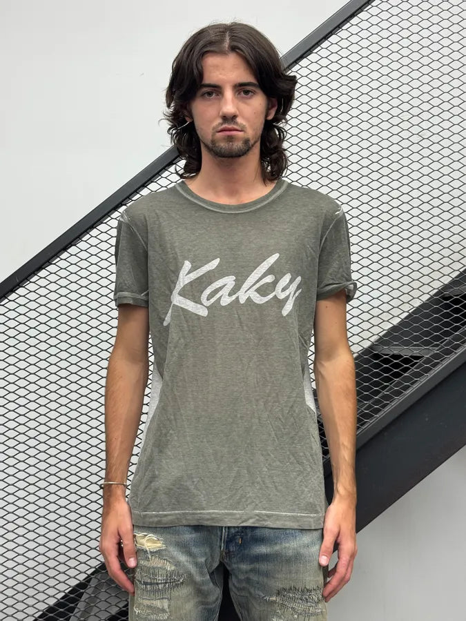 2000s Dolce & Gabbana Khaki Grey Rebel T-Shirt QIWJItJ 2