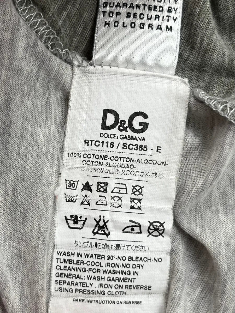 2000s Dolce & Gabbana Khaki Grey Rebel T-Shirt QIWJItJ 9