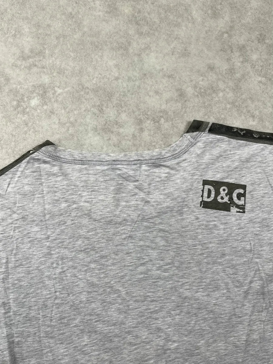 2000s Dolce & Gabbana Khaki Grey Rebel T-Shirt QIWJItJ 5