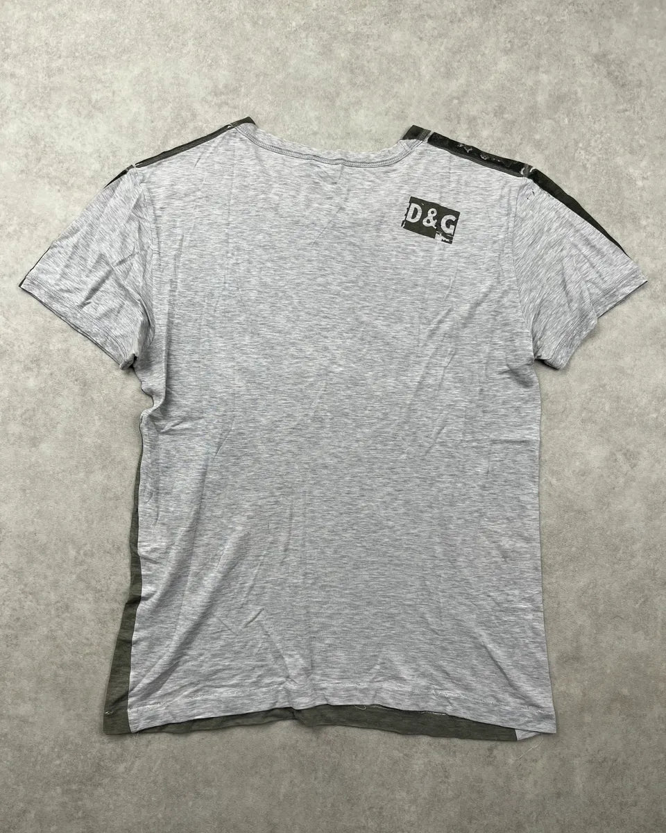 2000s Dolce & Gabbana Khaki Grey Rebel T-Shirt QIWJItJ 1