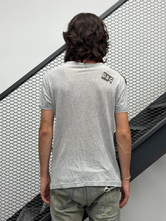 2000s Dolce & Gabbana Khaki Grey Rebel T-Shirt QIWJItJ 3