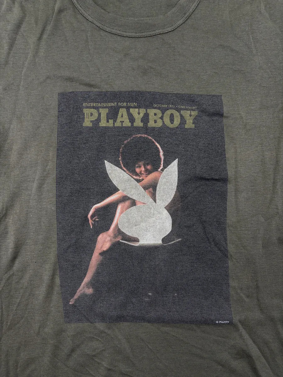 2000s Dolce & Gabbana Khaki Playboy T-Shirt YGEczrW 5