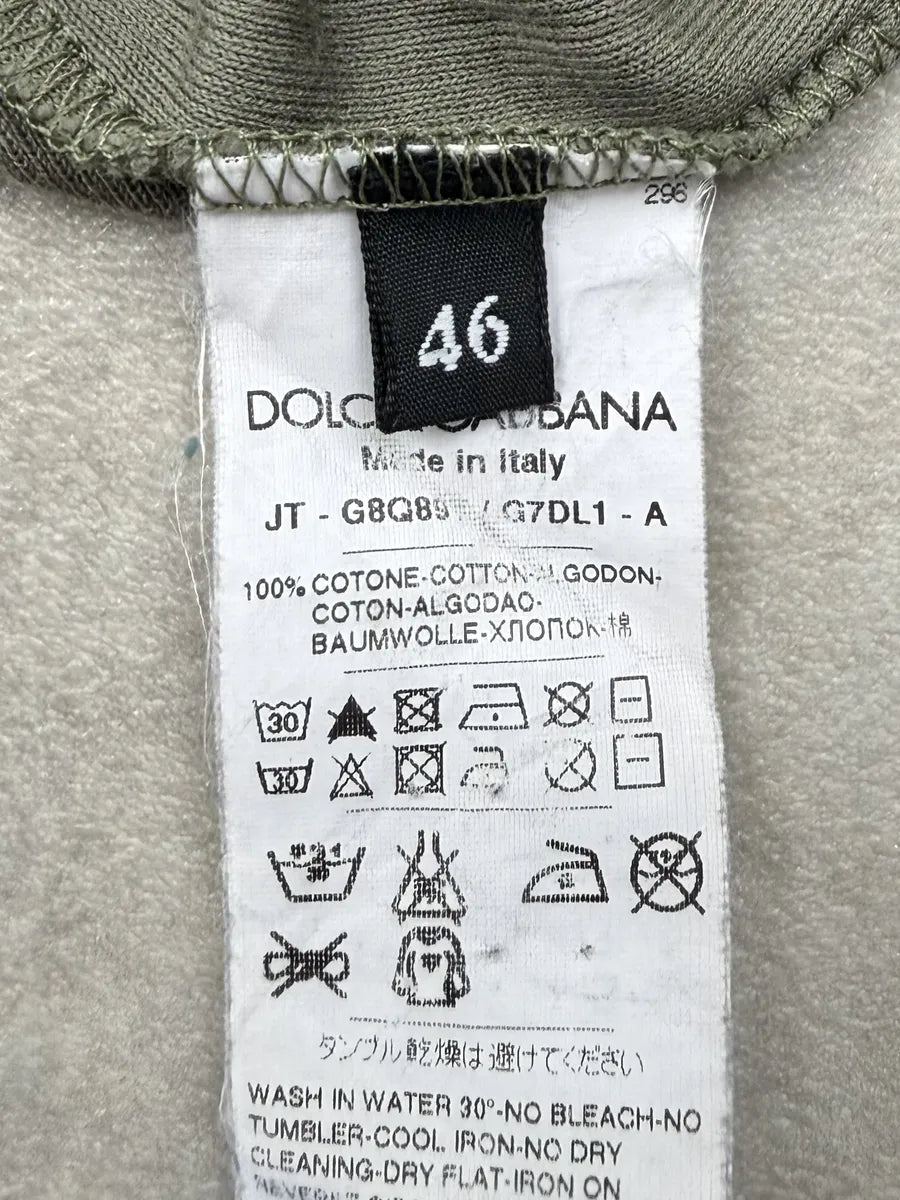 2000s Dolce & Gabbana Khaki Playboy T-Shirt YGEczrW 7