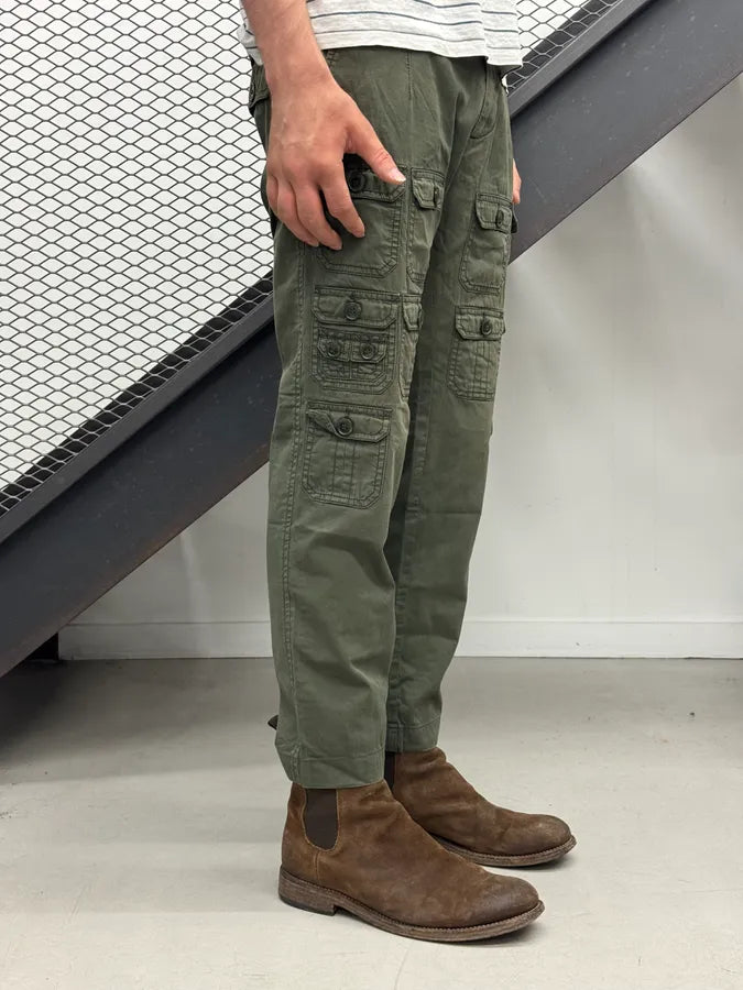 SS2008 Dolce & Gabbana Olive Multi-pockets Military Cargo Pants SmnFTIF 2