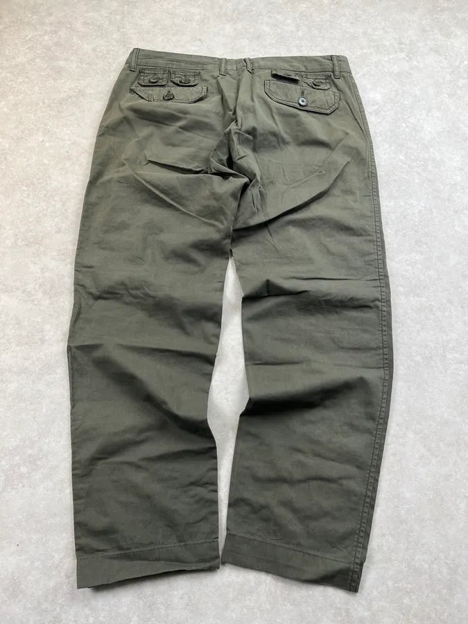 SS2008 Dolce & Gabbana Olive Multi-pockets Military Cargo Pants SmnFTIF 4