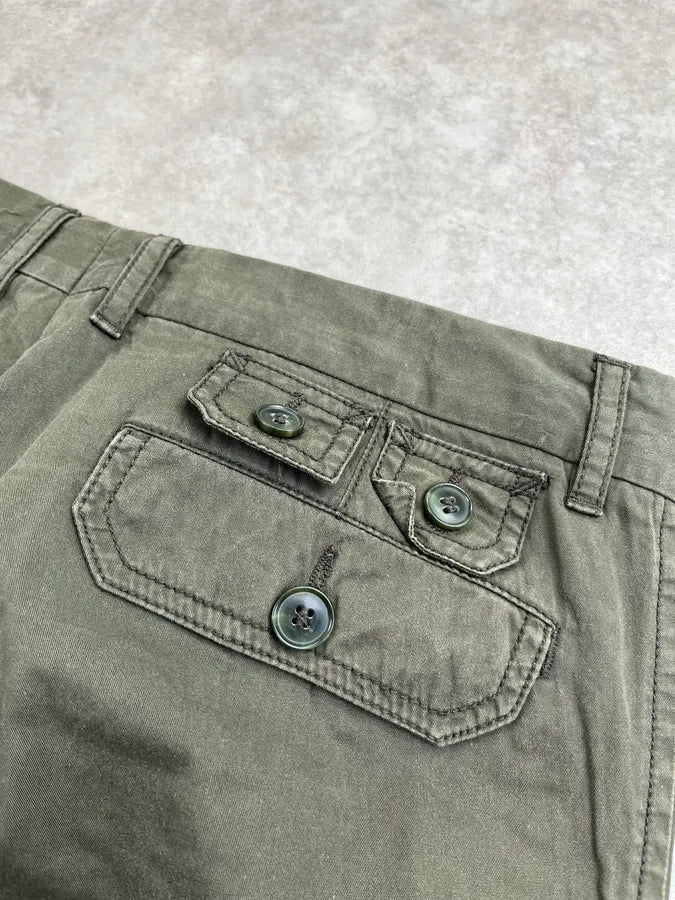 SS2008 Dolce & Gabbana Olive Multi-pockets Military Cargo Pants SmnFTIF 8