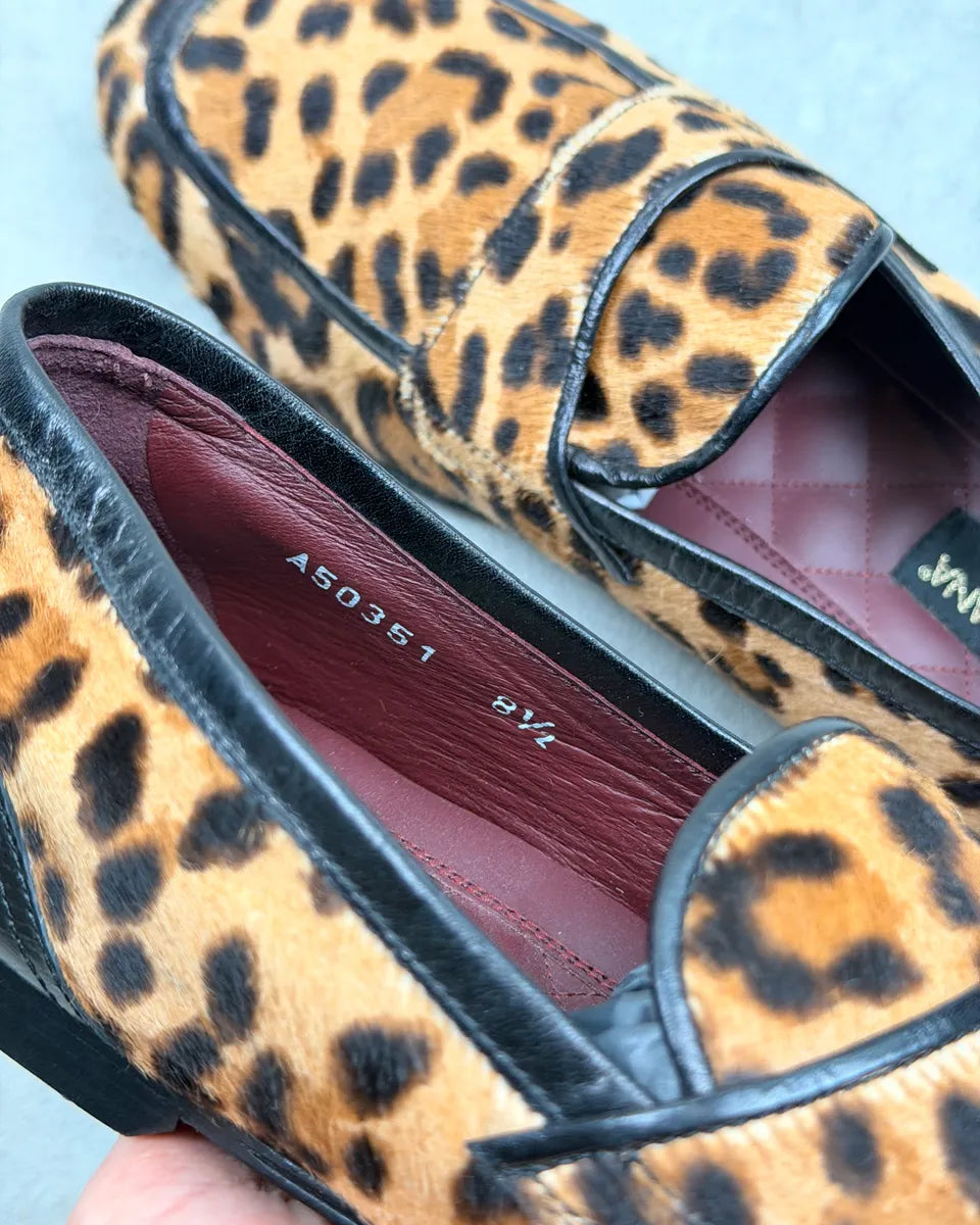 Dolce & Gabbana Leopard Ariosto Pony Hair Loafer Shoes tKBloBt 8