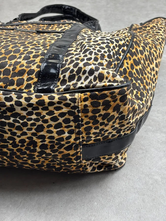 SS2001 Dolce & Gabbana Leopard Cotton Tote Bag QwcTraq 9