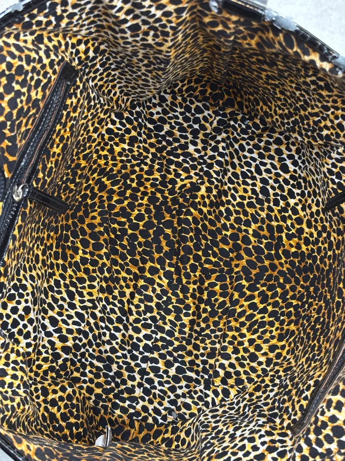 SS2001 Dolce & Gabbana Leopard Cotton Tote Bag QwcTraq 17