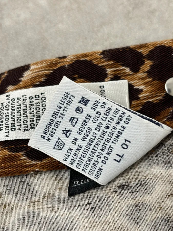 2000s Dolce & Gabbana Leopard Print Denim Jacket xyRQrvz 11