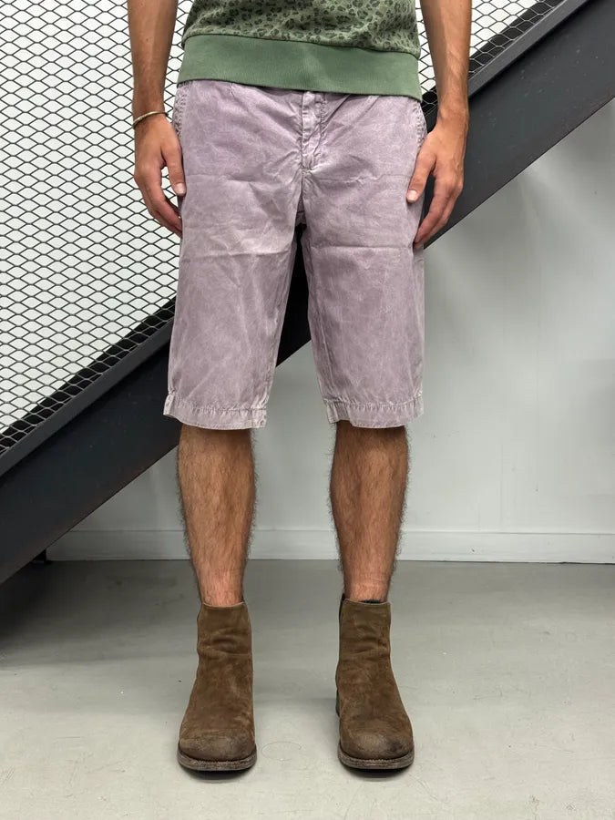 2000s Dolce & Gabbana Light Purple Twill Chino Shorts BjTpTBO 0
