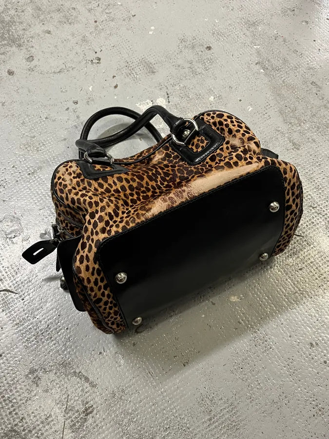 Dolce & Gabbana Lily Leopard Calf Hair Multi-Zip Handle Bag UjVBvvB 10