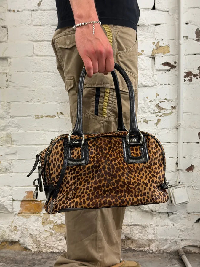Dolce & Gabbana Lily Leopard Calf Hair Multi-Zip Handle Bag UjVBvvB 2