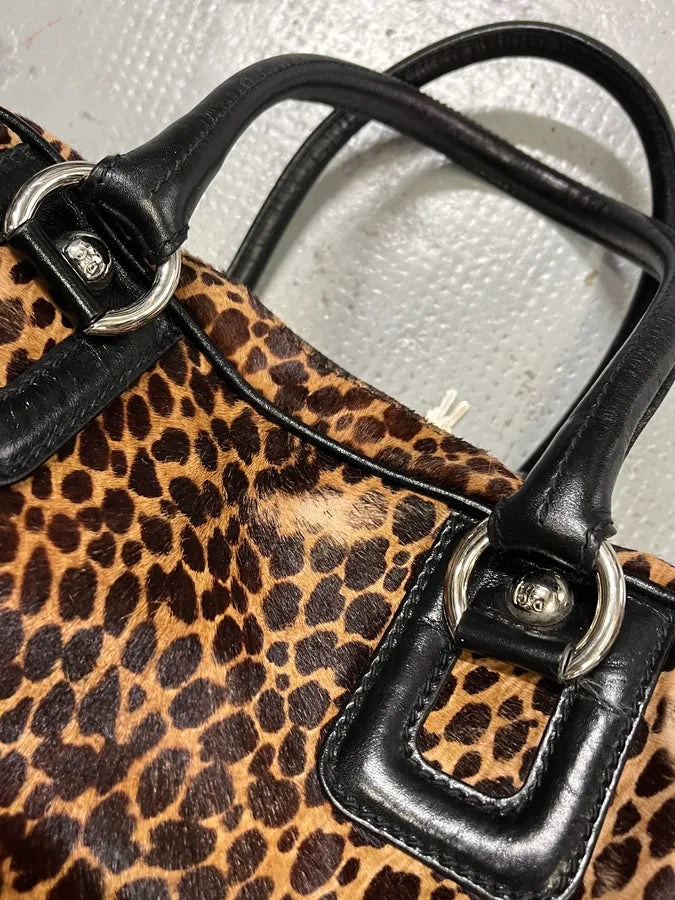 Dolce & Gabbana Lily Leopard Calf Hair Multi-Zip Handle Bag UjVBvvB 4