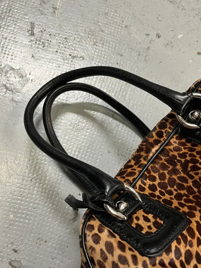 Dolce & Gabbana Lily Leopard Calf Hair Multi-Zip Handle Bag UjVBvvB 5
