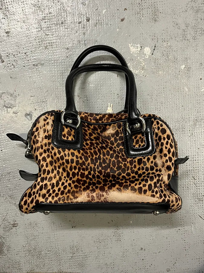Dolce & Gabbana Lily Leopard Calf Hair Multi-Zip Handle Bag UjVBvvB 6
