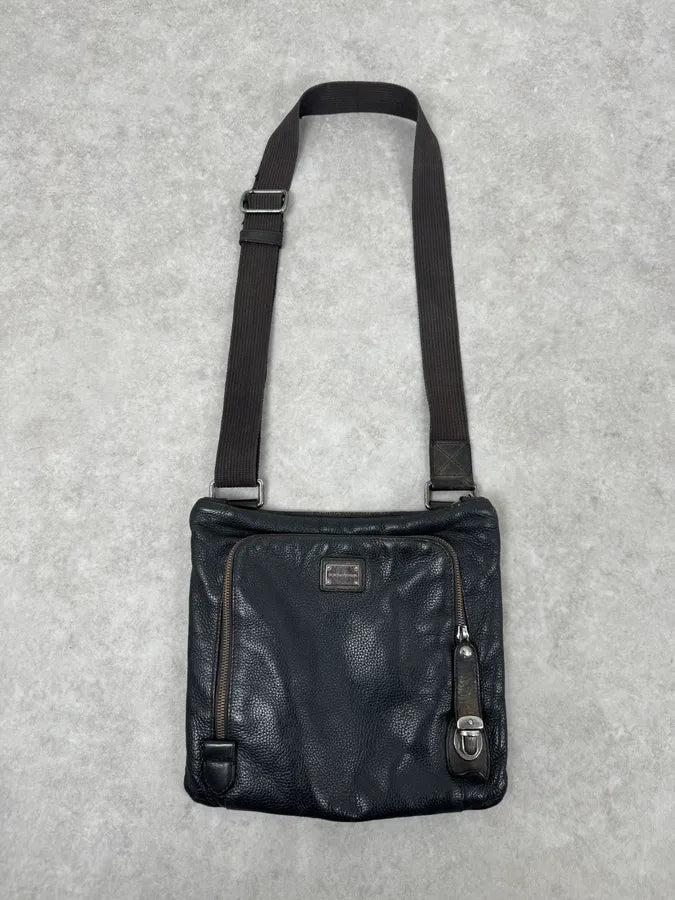 Dolce & Gabbana Lock Black Leather Shoulder Bag UOBhREI 0