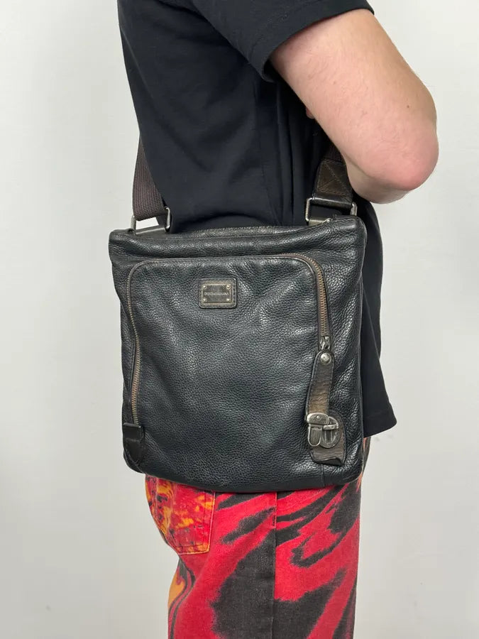 Dolce & Gabbana Lock Black Leather Shoulder Bag UOBhREI 2