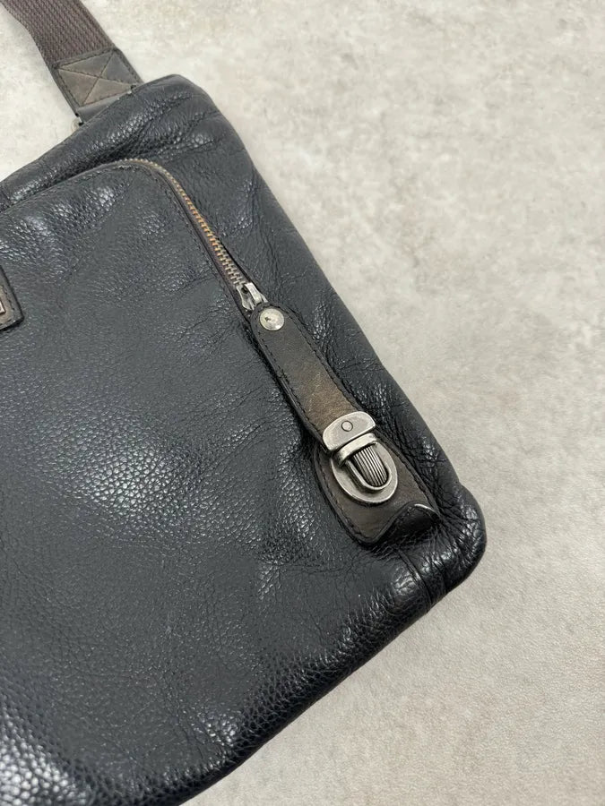 Dolce & Gabbana Lock Black Leather Shoulder Bag UOBhREI 3