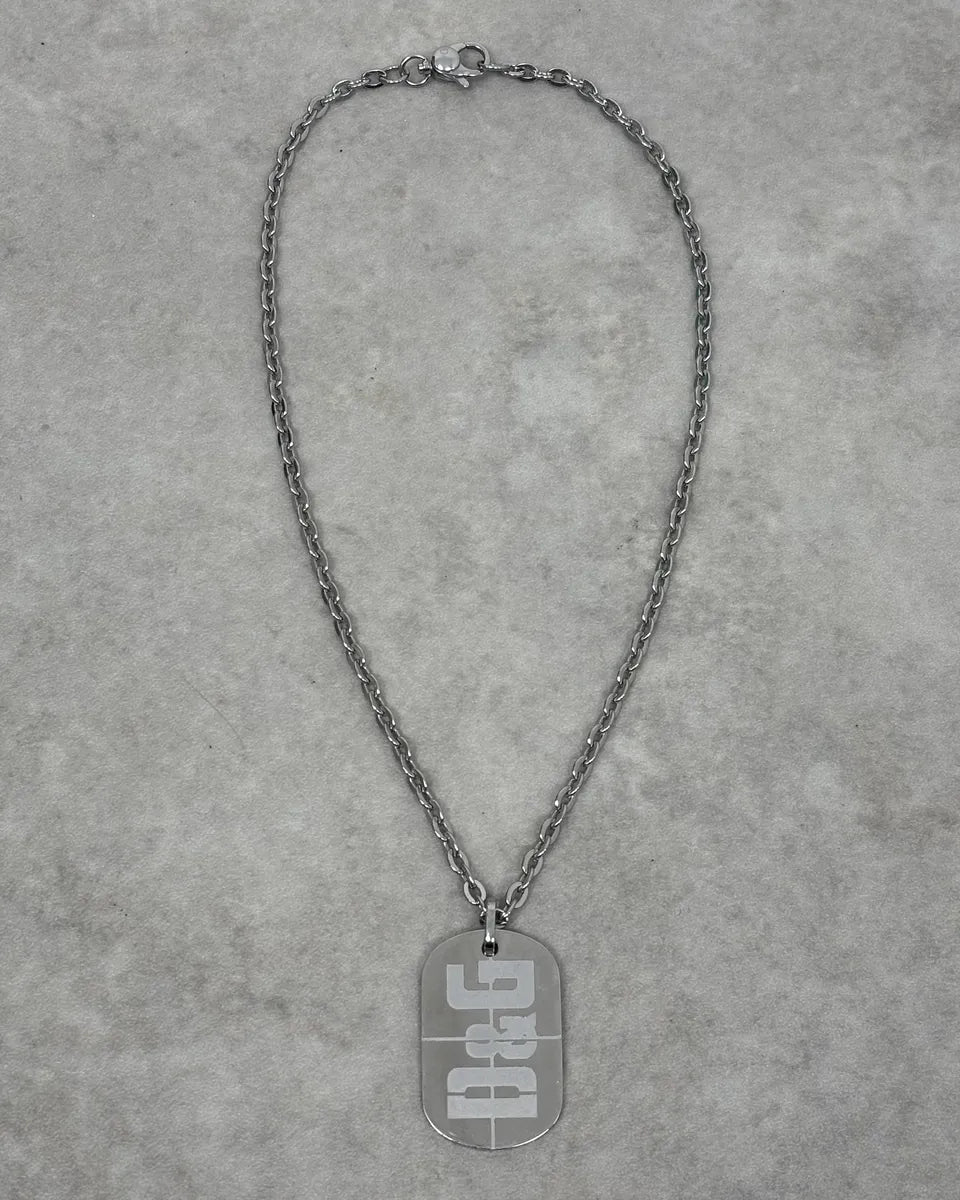 Dolce & Gabbana Logo Dog Tag Necklace FhsLrEL 0