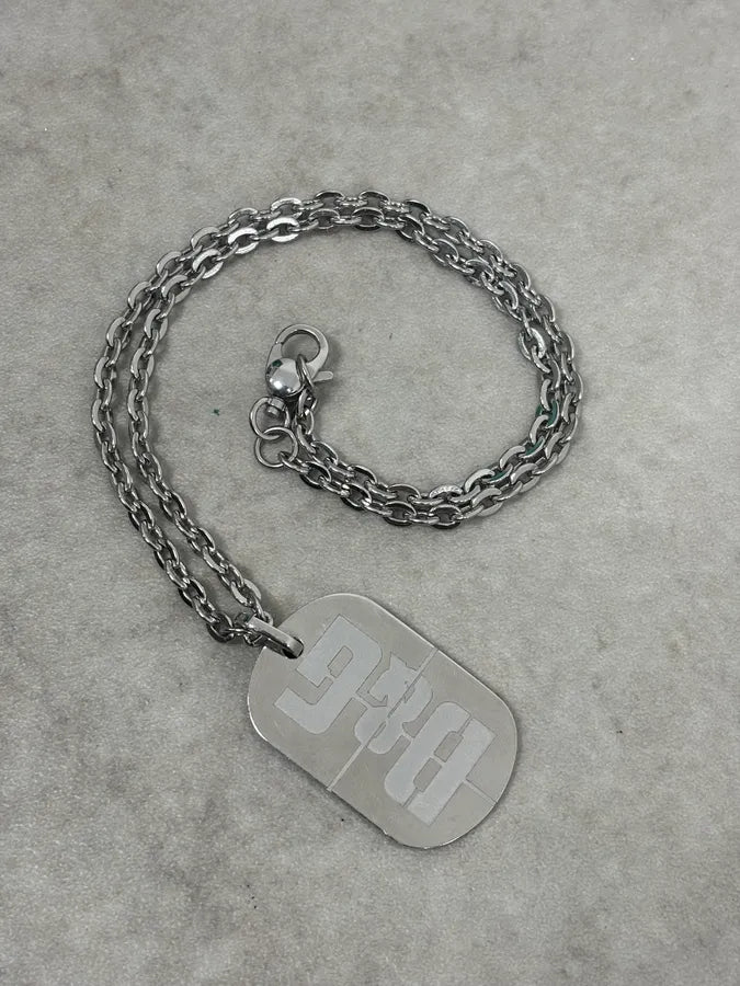 Dolce & Gabbana Logo Dog Tag Necklace FhsLrEL 3
