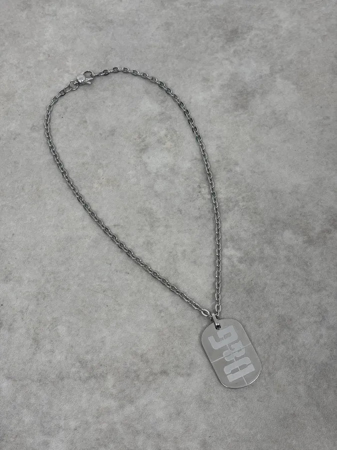 Dolce & Gabbana Logo Dog Tag Necklace FhsLrEL 2