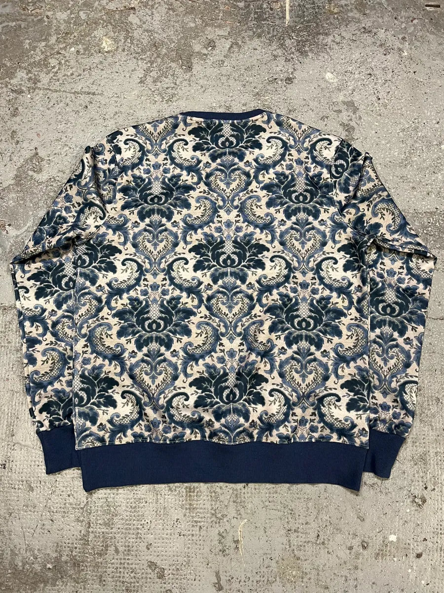 Dolce & Gabbana Maria Blue Dynastie Floral Print Sweater rpAhyQe 6