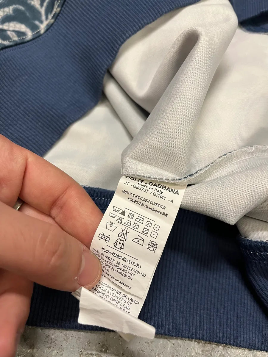 Dolce & Gabbana Maria Blue Dynastie Floral Print Sweater (M/L) rpAhyQe 8