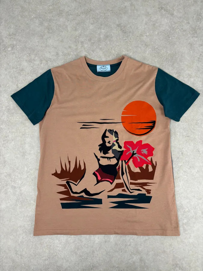 Prada Artistic Women Sunset Cozy T-Shirt eKTvxKM 0